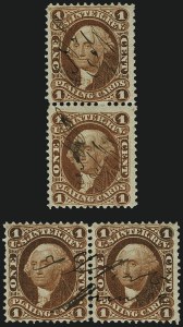 Sale 1110, Lot 1081, First Issue Revenues, Blocks and Record-Size Multiples (Scott R1-R13)