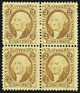 Sale 1110, Lot 1090, First Issue Revenues, Blocks and Record-Size Multiples (Scott R1-R13)