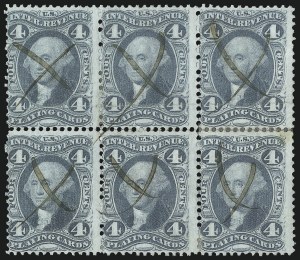 Sale 1110, Lot 1102, First Issue Revenues, Blocks and Record-Size Multiples, Cont. (Scott R17-R36)