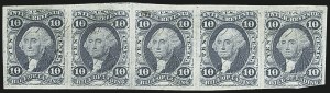 Sale 1110, Lot 1112, First Issue Revenues, Blocks and Record-Size Multiples, Cont. (Scott R17-R36)