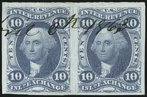 Sale 1110, Lot 1121, First Issue Revenues, Blocks and Record-Size Multiples, Cont. (Scott R17-R36)