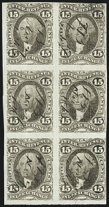 Sale 1110, Lot 1130, First Issue Revenues, Blocks and Record-Size Multiples, Cont. (Scott R37-R50)