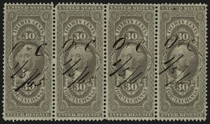Sale 1110, Lot 1156, First Issue Revenues, Blocks and Record-Size Multiples, Cont. (Scott R51-R78)