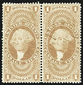 Sale 1110, Lot 1178, First Issue Revenues, Blocks and Record-Size Multiples, Cont. (Scott R51-R78)