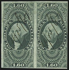 Sale 1110, Lot 1181, First Issue Revenues, Blocks and Record-Size Multiples, Cont. (Scott R79-R94)