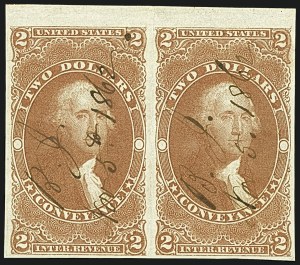 Sale 1110, Lot 1185, First Issue Revenues, Blocks and Record-Size Multiples, Cont. (Scott R79-R94)