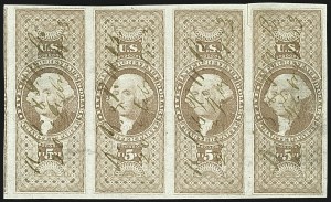 Sale 1110, Lot 1189, First Issue Revenues, Blocks and Record-Size Multiples, Cont. (Scott R79-R94)