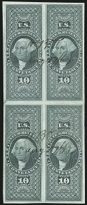 Sale 1110, Lot 1205, First Issue Revenues, Blocks and Record-Size Multiples, Cont. (Scott R79-R94)