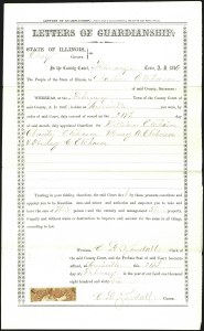 Sale 1110, Lot 1236, First Issue Revenues, Uses on Documents