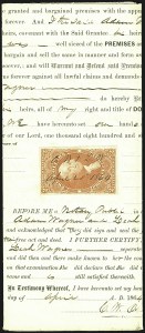 Sale 1110, Lot 1237, First Issue Revenues, Uses on Documents