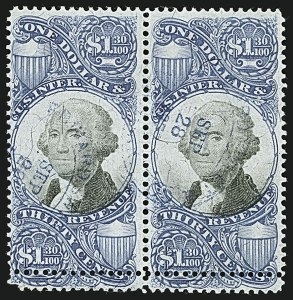 Sale 1110, Lot 1269, Second Issue Revenues