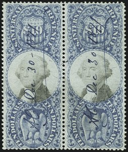Sale 1110, Lot 1271, Second Issue Revenues