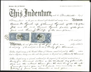 Sale 1110, Lot 1272, Second Issue Revenues