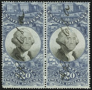 Sale 1110, Lot 1274, Second Issue Revenues