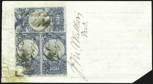 Sale 1110, Lot 1280, Second Issue Revenues