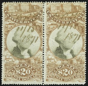 Sale 1110, Lot 1291, Third Issue Revenues