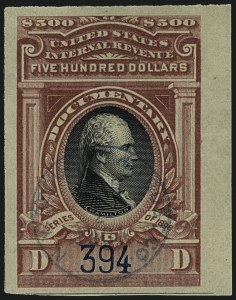 Sale 1110, Lot 1302, Documentary (Scott R160-R277)