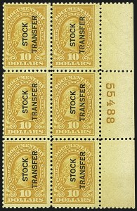 Sale 1110, Lot 1417, Stock Transfer (Scott RD12-RD66)