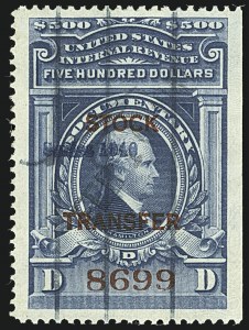 Sale 1110, Lot 1426, Stock Transfer (Scott RD12-RD66)