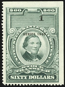 Sale 1110, Lot 1431, Stock Transfer, Cont. (Scott RD67-RD161)