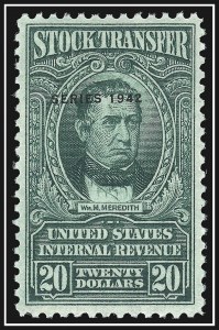 Sale 1110, Lot 1440, Stock Transfer, Cont. (Scott RD67-RD161)