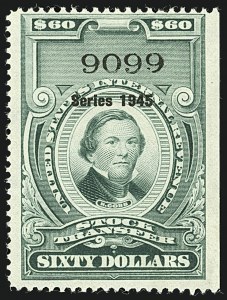 Sale 1110, Lot 1450, Stock Transfer, Cont. (Scott RD183-RD208C)