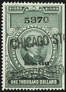 Sale 1110, Lot 1452, Stock Transfer, Cont. (Scott RD183-RD208C)