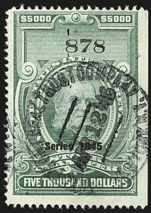 Sale 1110, Lot 1455, Stock Transfer, Cont. (Scott RD183-RD208C)