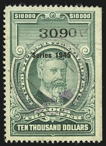 Sale 1110, Lot 1456, Stock Transfer, Cont. (Scott RD183-RD208C)