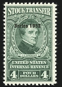 Sale 1110, Lot 1478, Stock Transfer, Cont. (Scott RD367-RD372 and Balances)