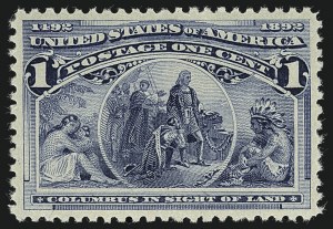 Sale Number 1111, Lot Number 122, 1893 Columbian Issue (Scott 230-245)