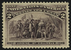 Sale 1111, Lot 124, 1893 Columbian Issue (Scott 230-245)
