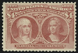Sale 1111, Lot 154, 1893 Columbian Issue (Scott 230-245)