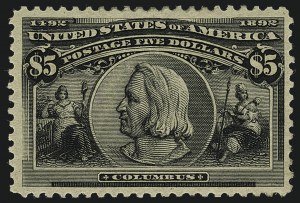 Sale Number 1111, Lot Number 155, 1893 Columbian Issue (Scott 230-245)