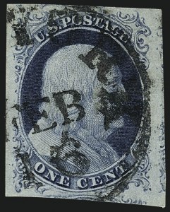 Sale Number 1111, Lot Number 16, 1851-56 Issue (Scott 5-17)