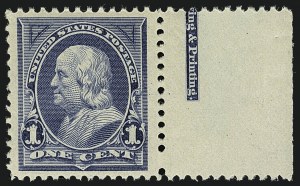 Sale 1111, Lot 161, 1894 Unwatermarked Bureau Issue (Scott 246-263)