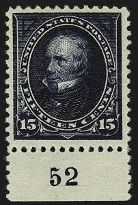 Sale 1111, Lot 172, 1894 Unwatermarked Bureau Issue (Scott 246-263)