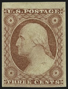 Sale Number 1111, Lot Number 18, 1851-56 Issue (Scott 5-17)