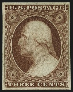Sale Number 1111, Lot Number 19, 1851-56 Issue (Scott 5-17)