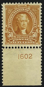 Sale 1111, Lot 230, 1902-08 Issues (Scott 300-320)