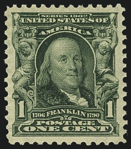 Sale Number 1111, Lot Number 232, 1902-08 Issues (Scott 300-320)