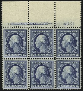 Sale 1111, Lot 274, 1908-10 Washington-Franklin Issues (Scott 331-342)
