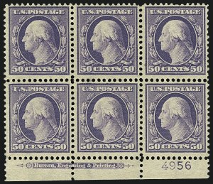 Sale 1111, Lot 284, 1908-10 Washington-Franklin Issues (Scott 331-342)