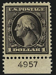Sale 1111, Lot 286, 1908-10 Washington-Franklin Issues (Scott 331-342)