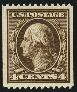 Sale 1111, Lot 300, 1908-10 Washington-Franklin Coils (Scott 348-356)