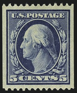 Sale Number 1111, Lot Number 303, 1908-10 Washington-Franklin Coils (Scott 348-356)