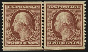 Sale 1111, Lot 306, 1908-10 Washington-Franklin Coils (Scott 348-356)