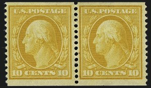 Sale 1111, Lot 310, 1908-10 Washington-Franklin Coils (Scott 348-356)