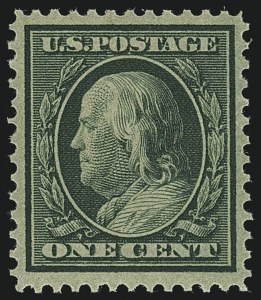 Sale 1111, Lot 312, 1909 Bluish Paper Issue (Scott 357-366)