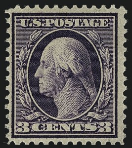 Sale 1111, Lot 318, 1909 Bluish Paper Issue (Scott 357-366)